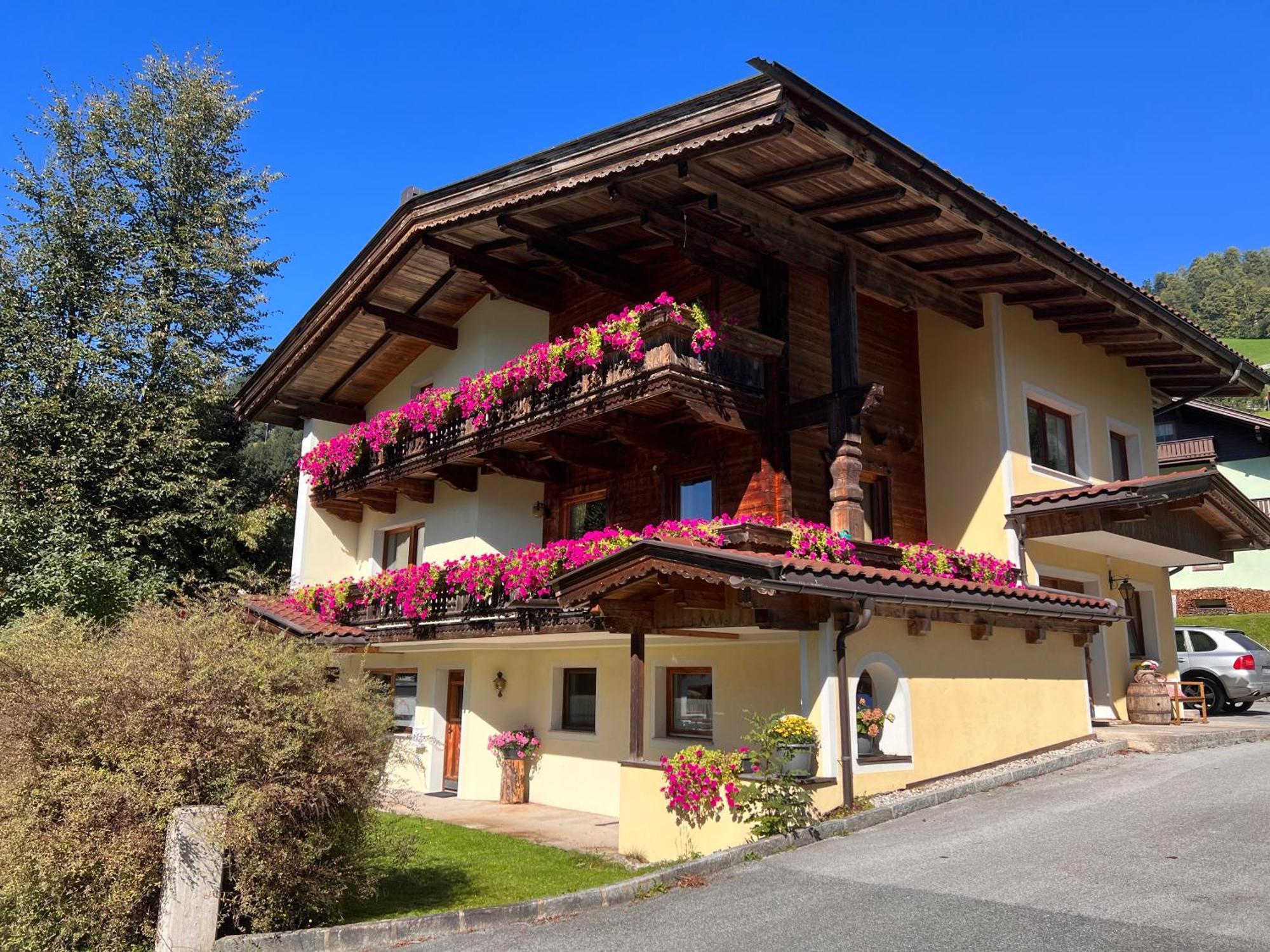 Ferienwohnung Platzhirsch Panorama View Balkon, Gartensauna, Garten, Grillplatz Stumm Exterior foto
